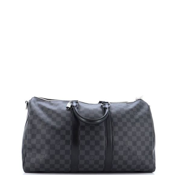 Louis Vuitton Keepall Bandouliere Bag Damier Graphite 45 Black - Picture 3 of 9